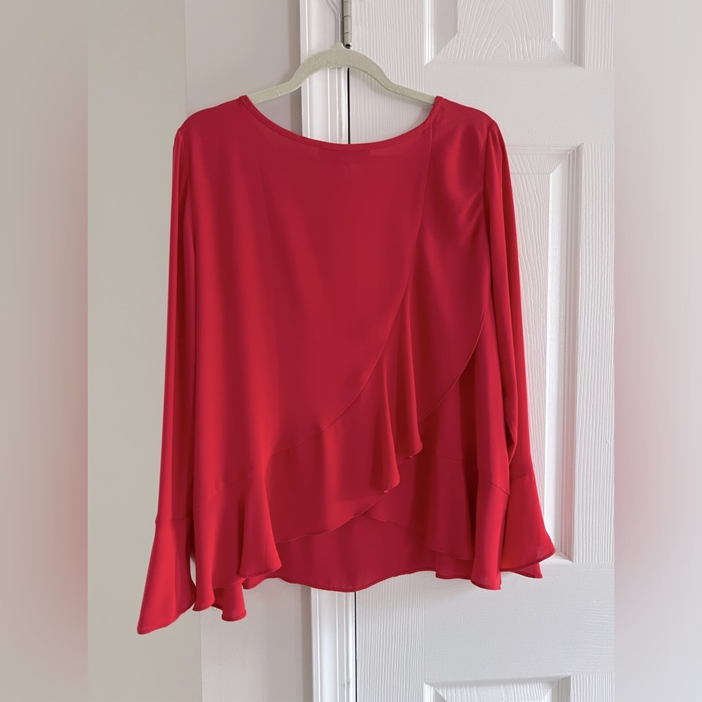LOFT tulip-hem blouse